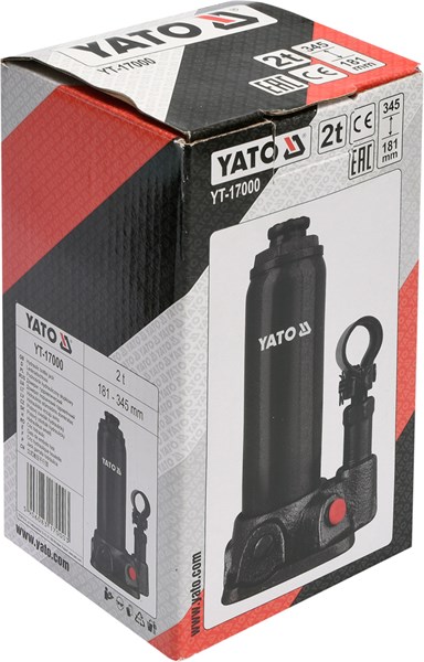 Hydraulisk domkraft, 2 Ton, Universal Yato