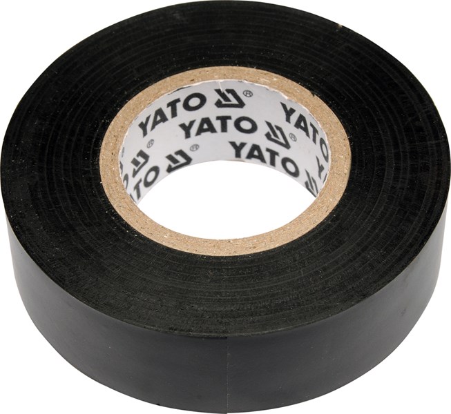 Eltape svart 19 mm x 20 m, Universal Yato