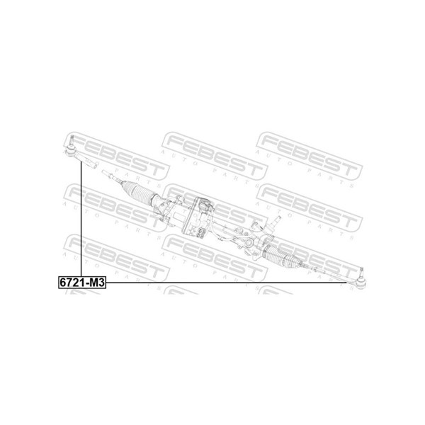 Styrled, Framaxel Febest 6721-M3 FEBEST