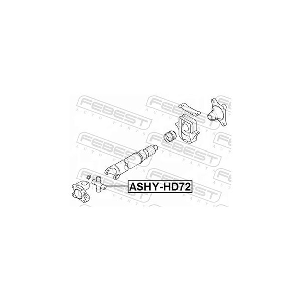 Led, kardanaxel Febest ASHY-HD72 FEBEST
