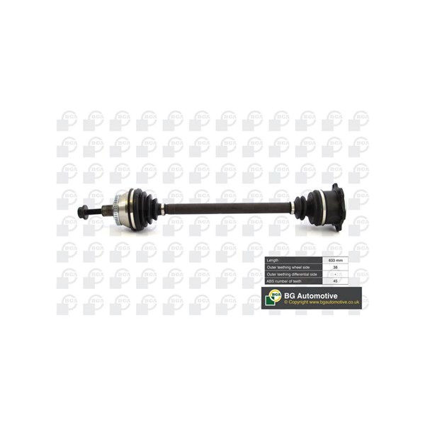 Drivaxel, framaxel höger Bga DS9621RA BGA
