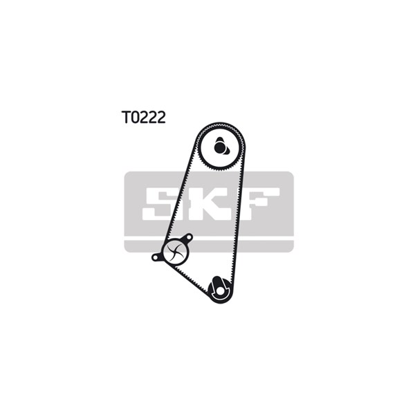 Kamremskit med vattenpump Skf VKMC 01104 SKF