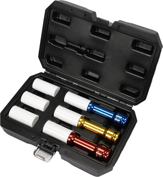 Lång Krafthylssats 1/2"- 15,17, 19, 21, 22 mm Yato YT-10563 Yato