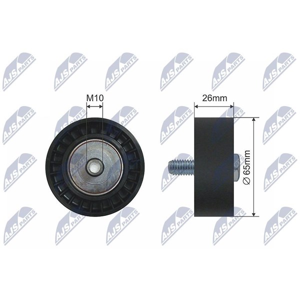 Styrrulle, drivrem/kilrem Nty RNK-AU-047 NTY