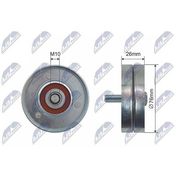 Styrrulle, drivrem/kilrem Nty RNK-AU-050 NTY