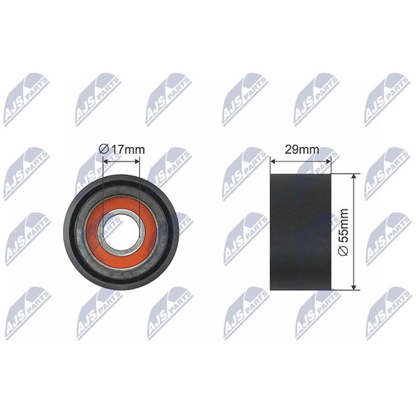 Spännrulle, kilrem/drivrem Nty RNK-BM-038 NTY