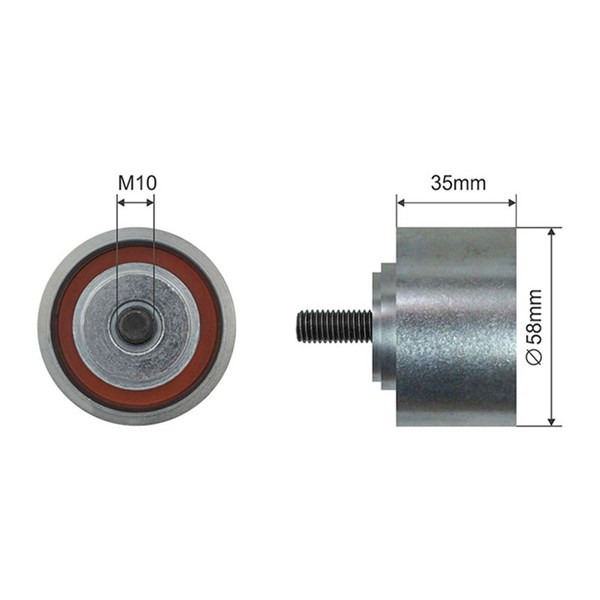 Spännrulle, Drivrem Nty RNK-CH-055 NTY Spännrulle, Drivrem Nty RNK-CH-055 NTY