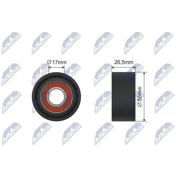 Spännrulle, kilrem/drivrem Nty RNK-CT-035 NTY