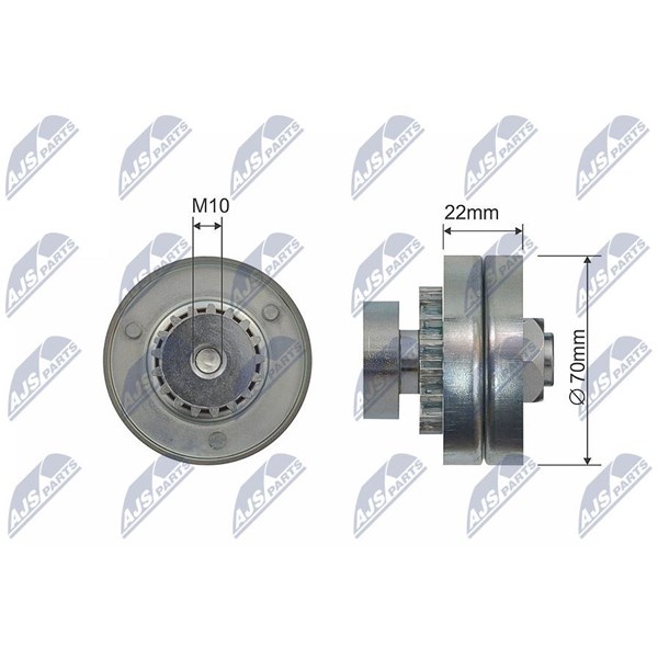Spännrulle, Drivrem Nty RNK-DW-009 NTY