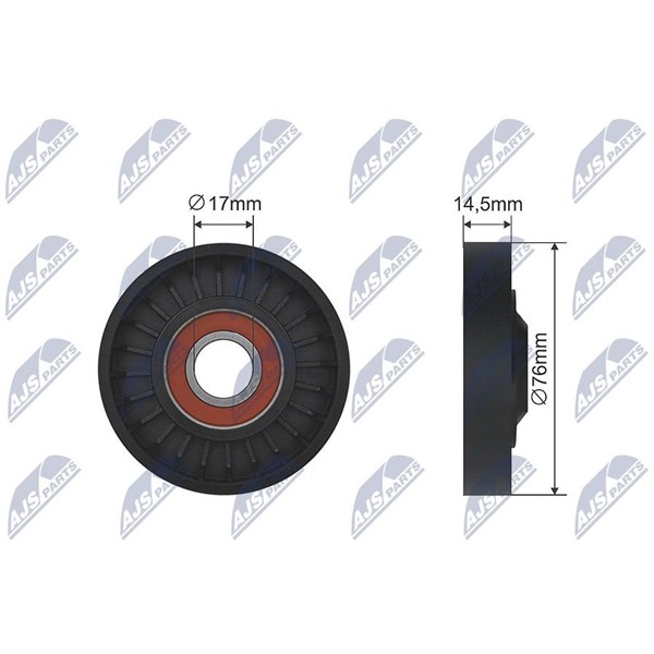 Spännrulle, kilrem/drivrem Nty RNK-HD-020 NTY