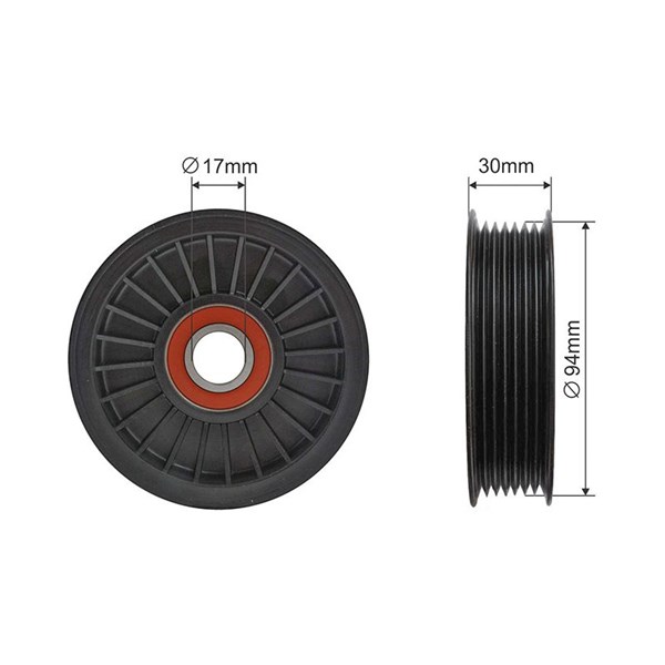 Spännrulle, Drivrem Nty RNK-HD-031 NTY Spännrulle, Drivrem Nty RNK-HD-031 NTY