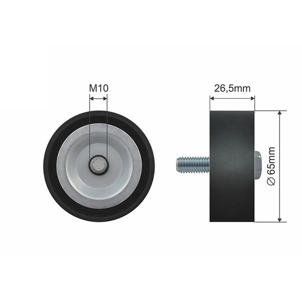 Styrrulle, drivrem Nty RNK-PL-029 NTY