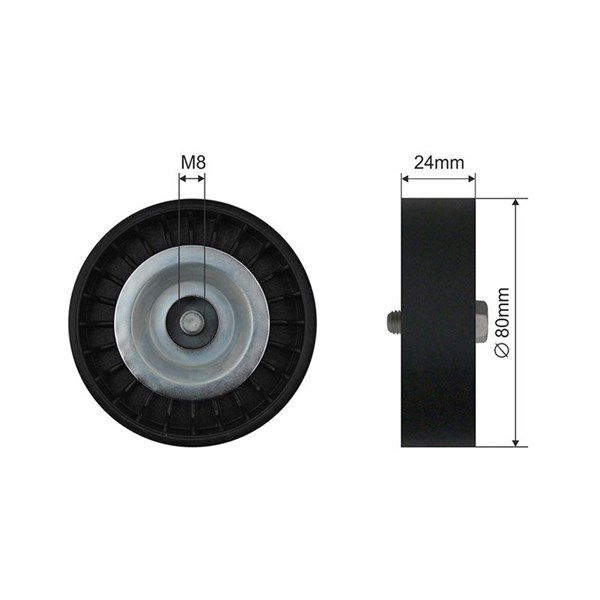 Styrrulle, drivrem Nty RNK-SA-003 NTY