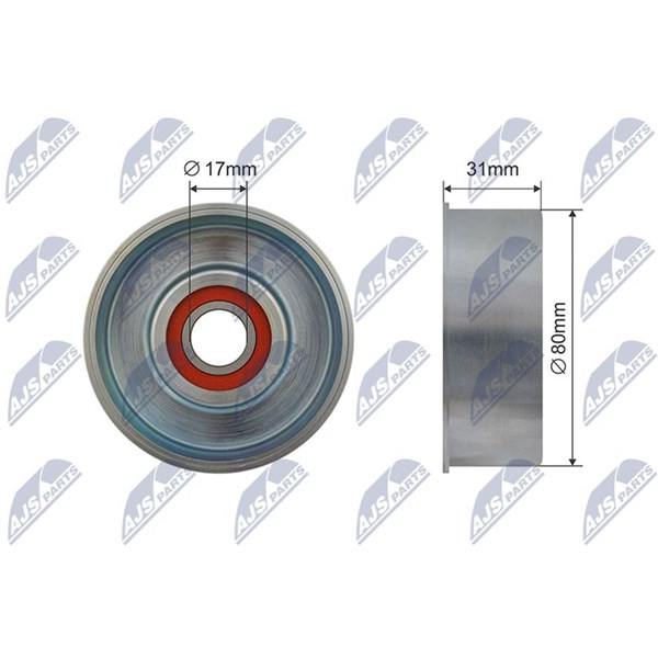 Spännrulle, Drivrem Nty RRK-NS-003 NTY Spännrulle, Drivrem Nty RRK-NS-003 NTY