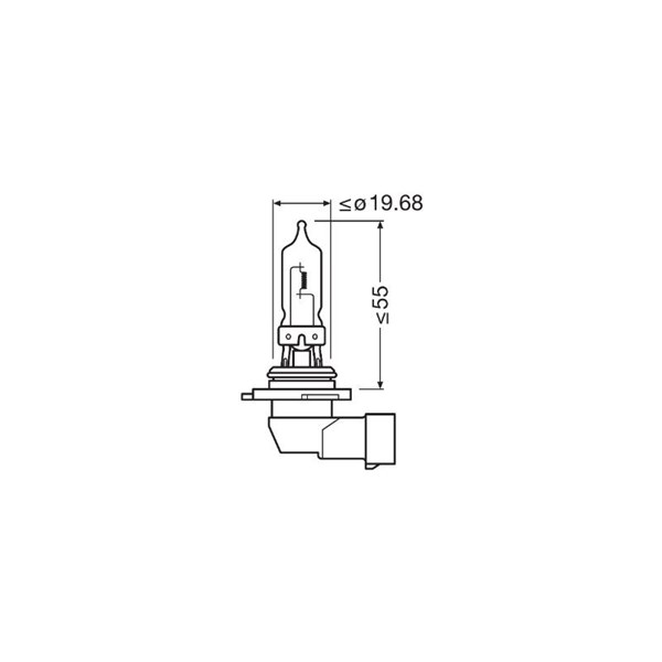 Halogenlampa Hb3 P20d 12V Osram 9005CBN-HCB OSRAM