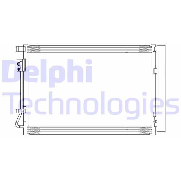 Kondensor, klimatanläggning Delphi CF20314 DELPHI