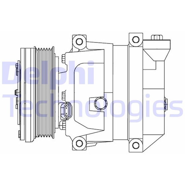 Kompressor, klimatanläggning Delphi CS10095-12B1 DELPHI