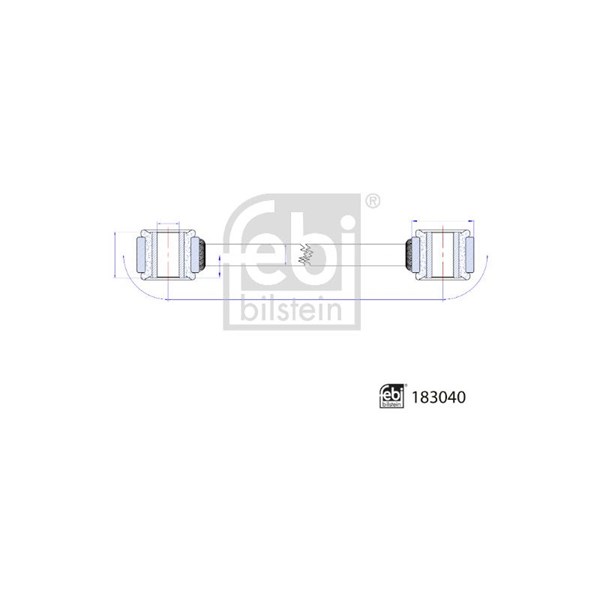 Stång/stag, krängningshämmare, Bakaxel, båda sidor, Bakaxel höger FEBI BILSTEIN Stång/stag, krängningshämmare, Bakaxel, båda sidor, Bakaxel höger FEBI BILSTEIN
