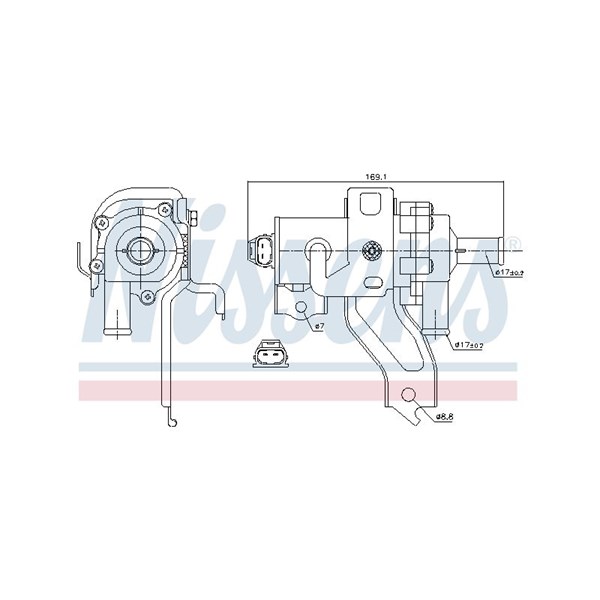 Vattenpump 12V Nissens 831079 NISSENS Vattenpump 12V Nissens 831079 NISSENS