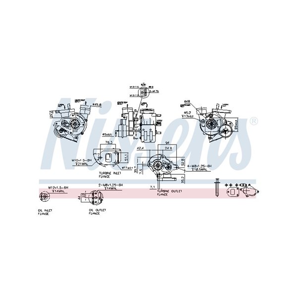 Turbo Nissens 93027 NISSENS