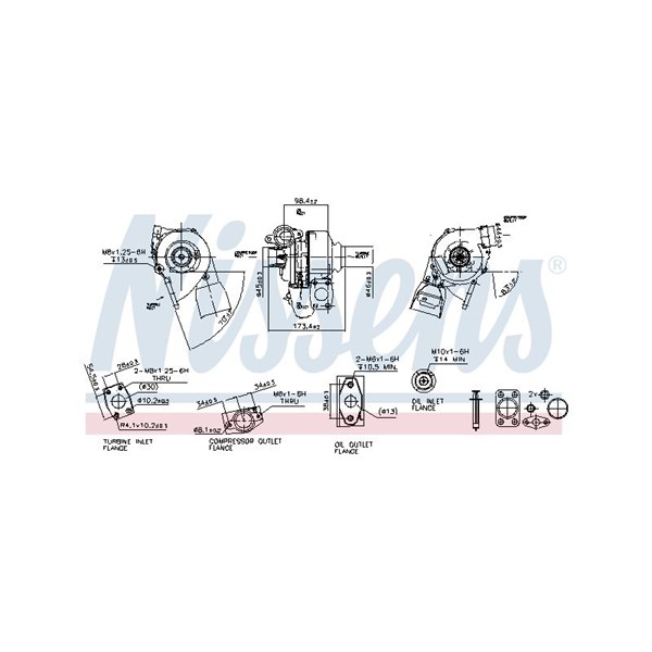 Turbo Nissens 93037 NISSENS