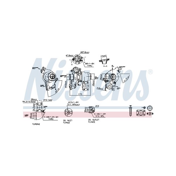 Turbo Nissens 93061 NISSENS