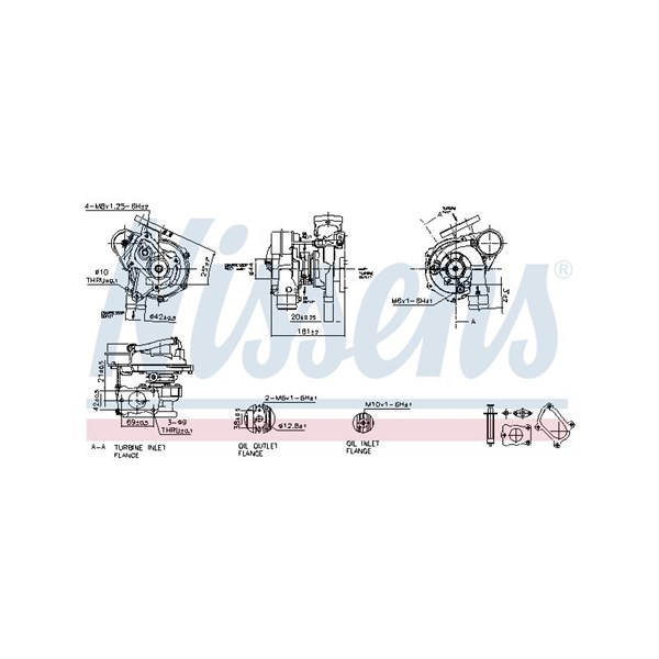 Turbo Nissens 93070 NISSENS