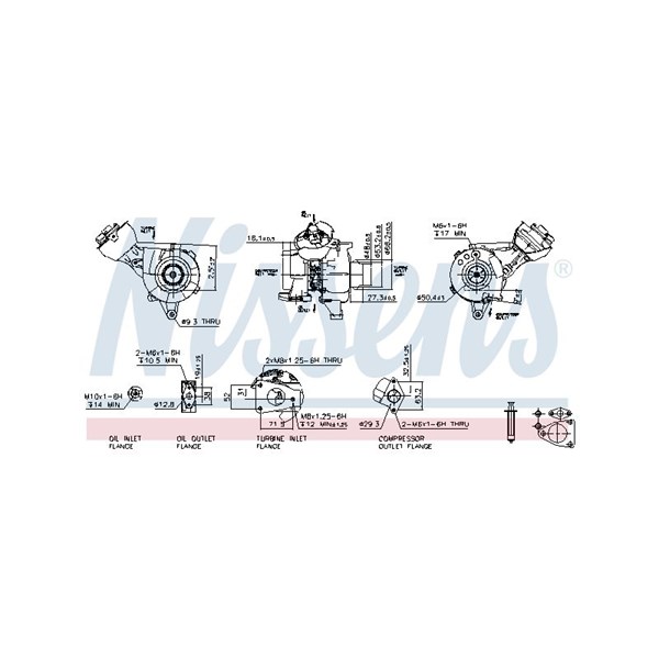 Turbo Nissens 93121 NISSENS
