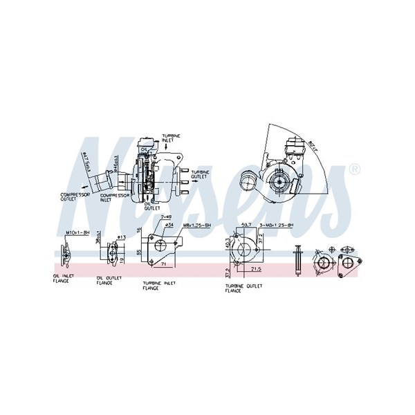 Turbo Nissens 93136 NISSENS