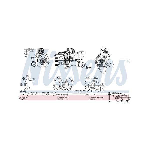 Turbo Nissens 93163 NISSENS