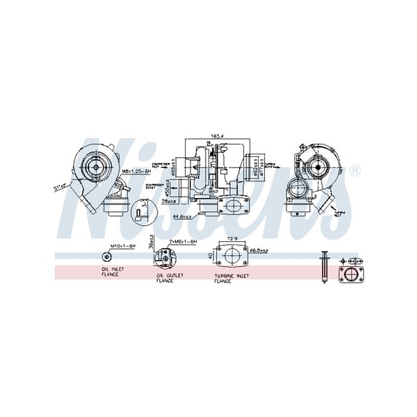 Turbo Nissens 93202 NISSENS