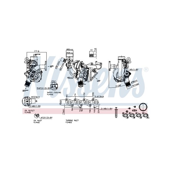 Turbo Nissens 93414 NISSENS