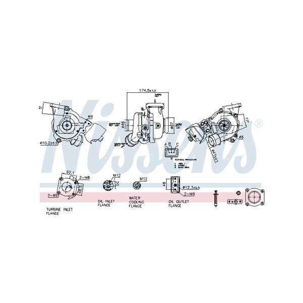 Turbo Nissens 93428 NISSENS