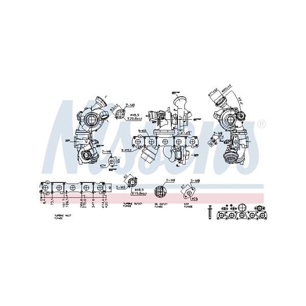 Turbo, Nedre, Upptill Nissens 93430 NISSENS