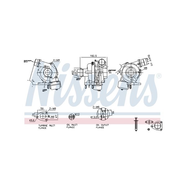 Turbo Nissens 93450 NISSENS