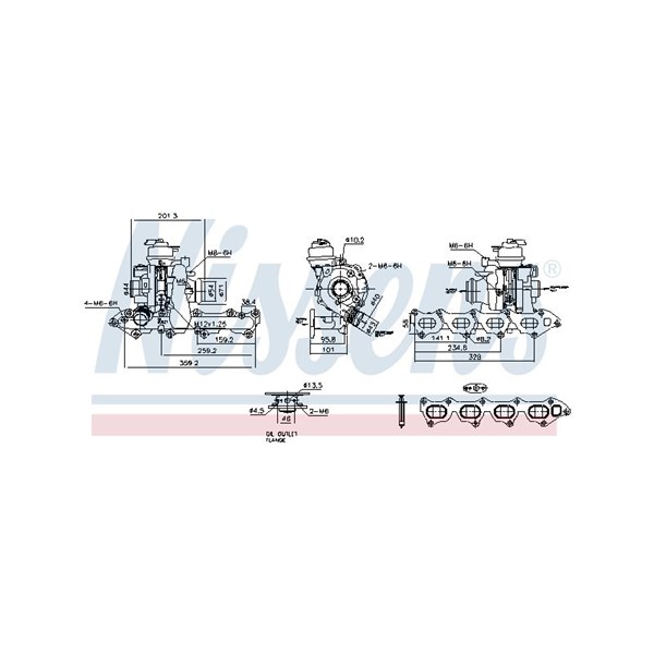 Turbo Nissens 93460 NISSENS