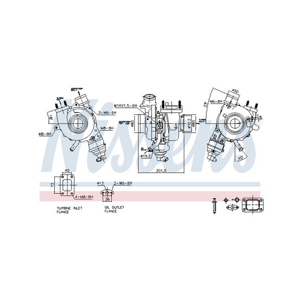 Turbo Nissens 93476 NISSENS