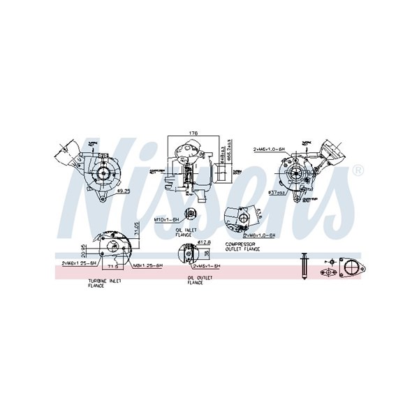 Turbo Nissens 93481 NISSENS
