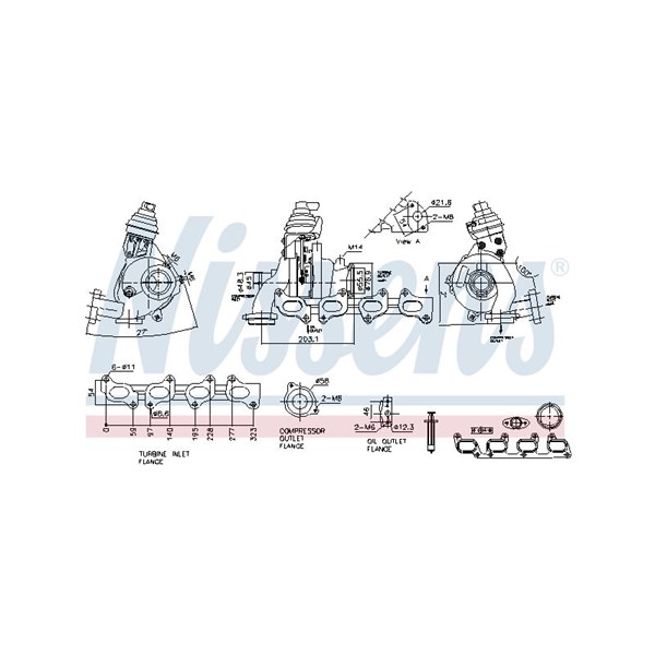 Turbo Nissens 93499 NISSENS