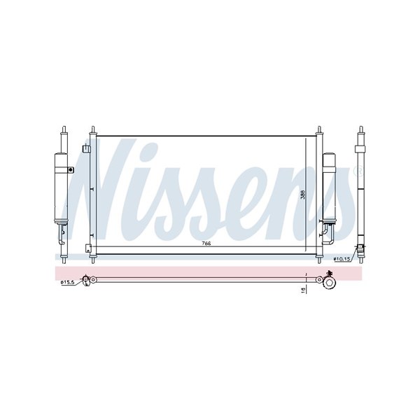 Kondensor, klimatanläggning Nissens 940467 NISSENS Kondensor, klimatanläggning Nissens 940467 NISSENS