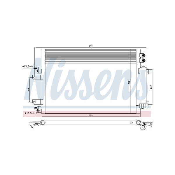 Kondensor, klimatanläggning Nissens 940570 NISSENS Kondensor, klimatanläggning Nissens 940570 NISSENS