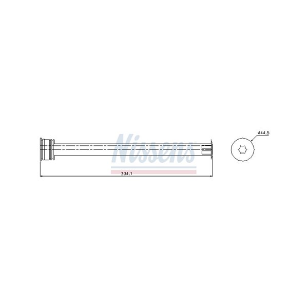 Torkfilter Nissens FIRST FIT - Inkluderar pluggar vid behov 95404 NISSENS
