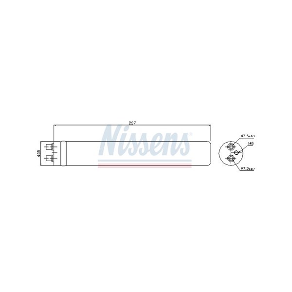 Torkfilter Nissens 95480 NISSENS