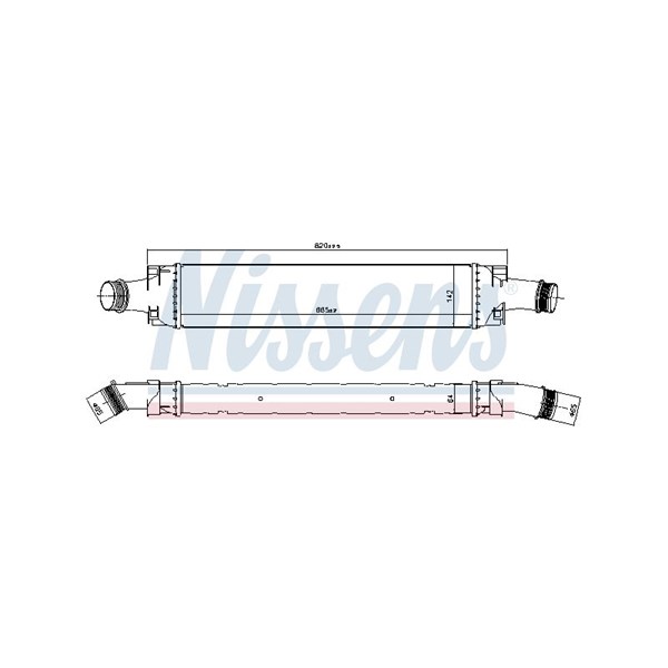 Intercooler Nissens 961466 NISSENS Intercooler Nissens 961466 NISSENS