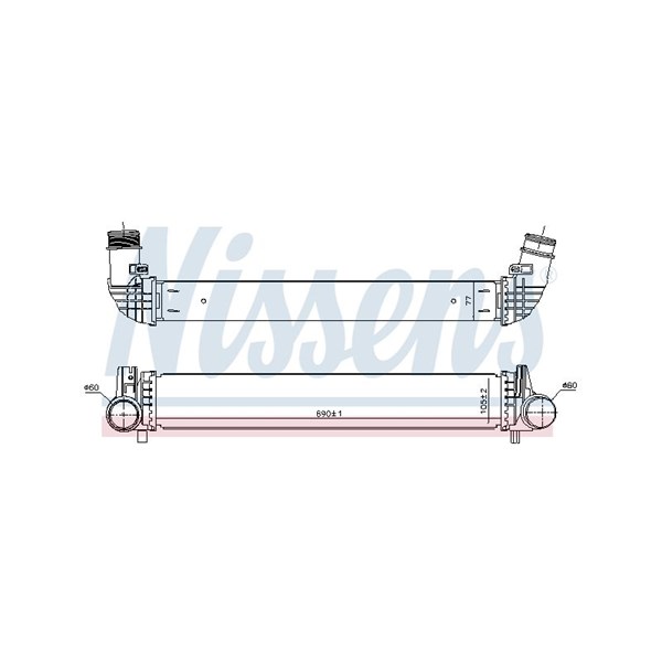 Intercooler Nissens 961481 NISSENS Intercooler Nissens 961481 NISSENS