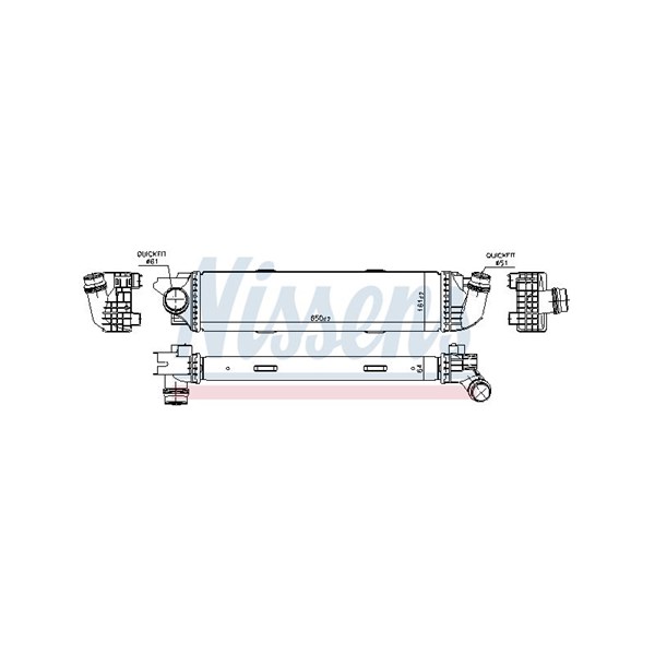 Intercooler Nissens 96149 NISSENS