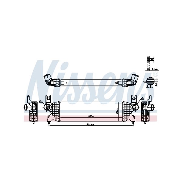 Intercooler Nissens 961507 NISSENS