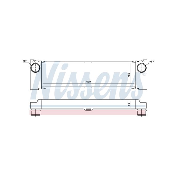Intercooler Nissens 96531 NISSENS Intercooler Nissens 96531 NISSENS