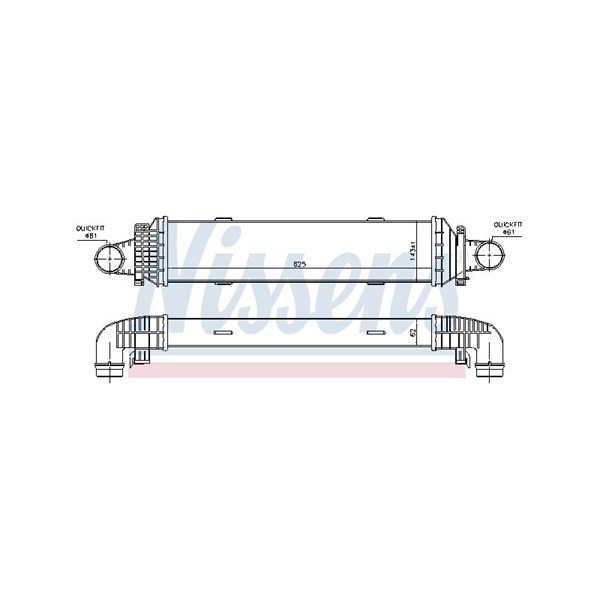 Intercooler Nissens 96534 NISSENS