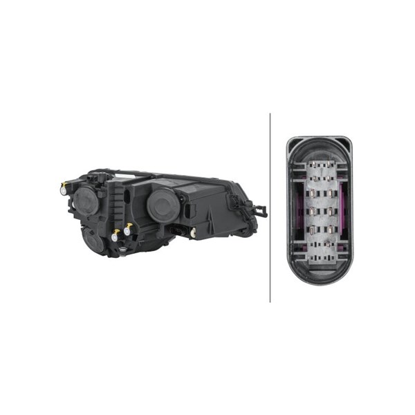 Strålkastare 12V, Vänster Hella 1EG 354 855-051 HELLA Strålkastare 12V, Vänster Hella 1EG 354 855-051 HELLA